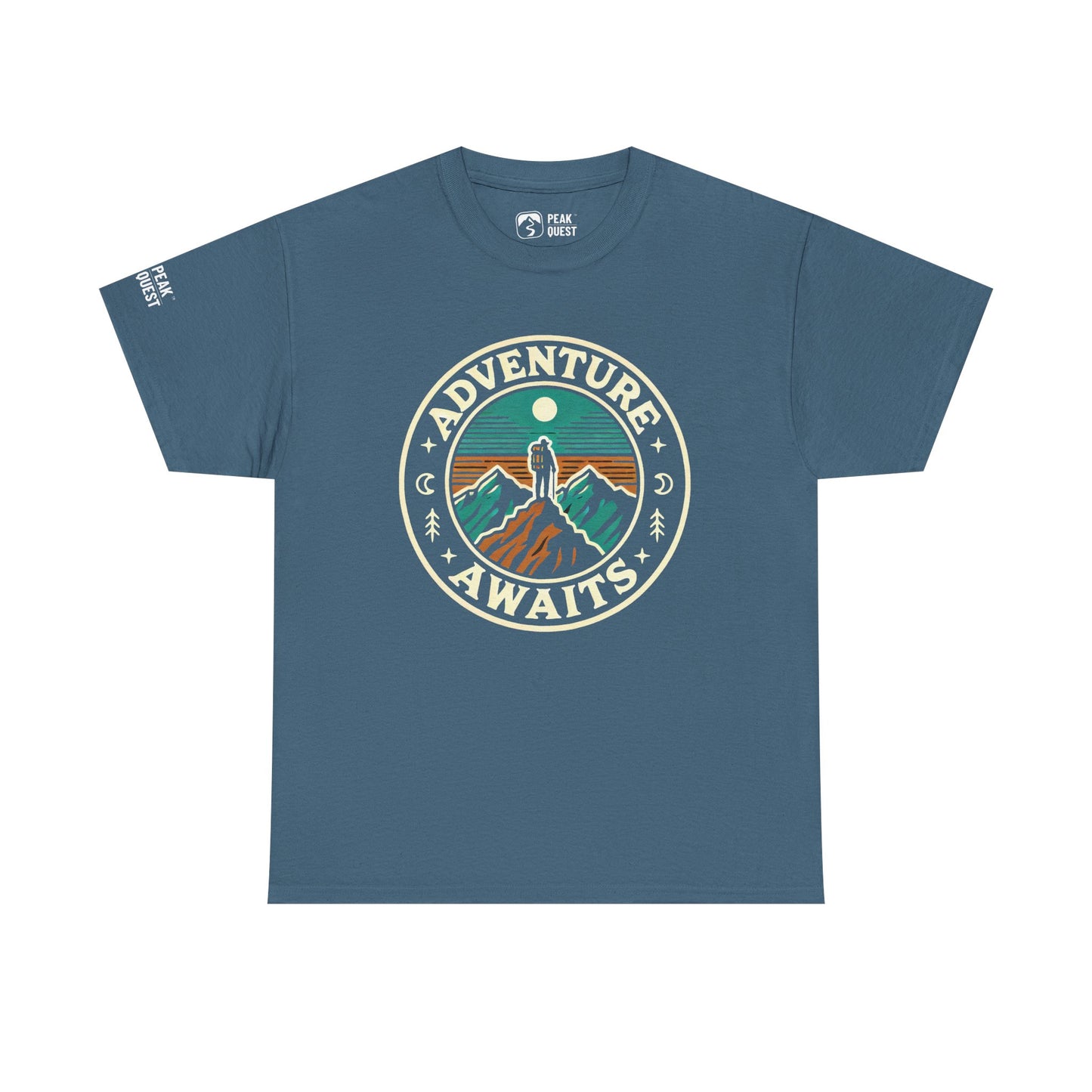 Adventure Awaits – Summit Climber T-Shirt by Peak Quest