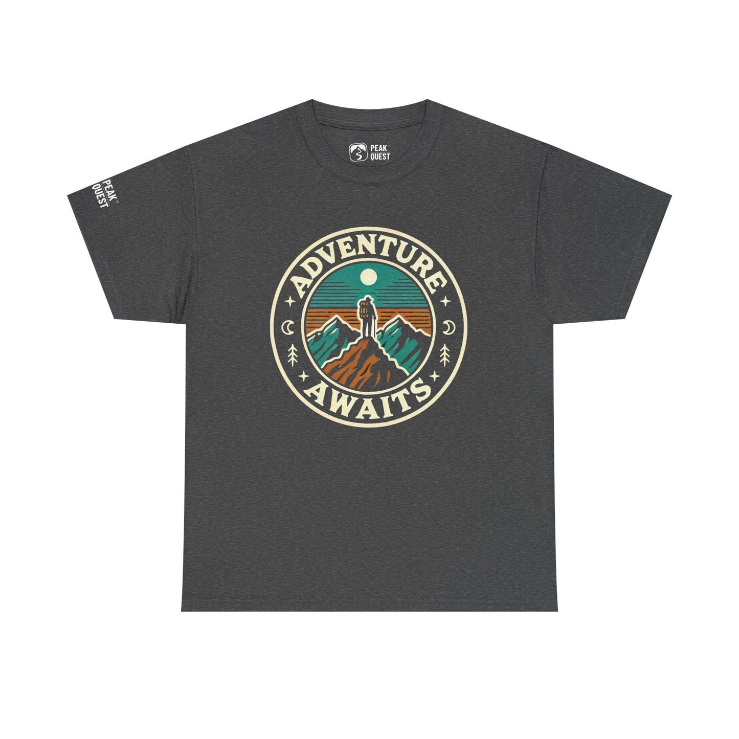 Adventure Awaits – Summit Climber T-Shirt by Peak Quest