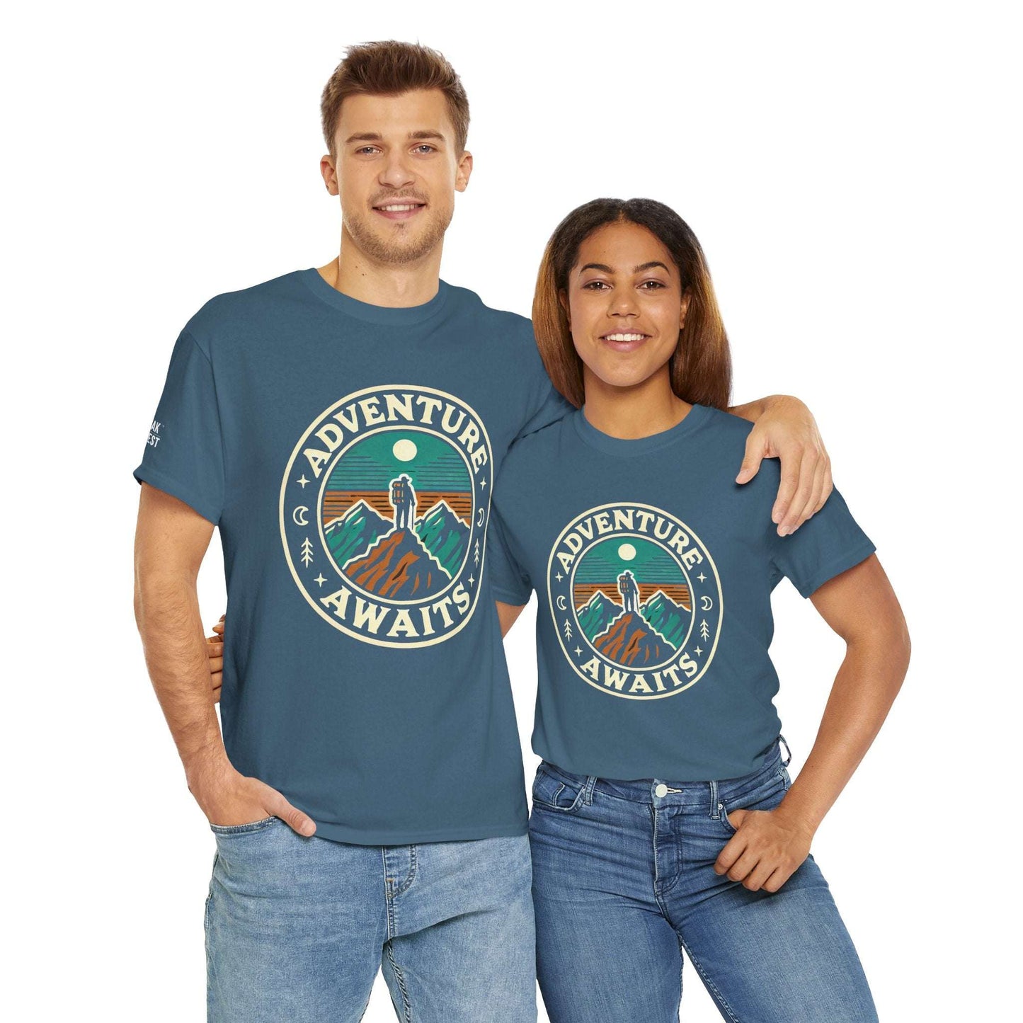 Adventure Awaits – Summit Climber T-Shirt by Peak Quest