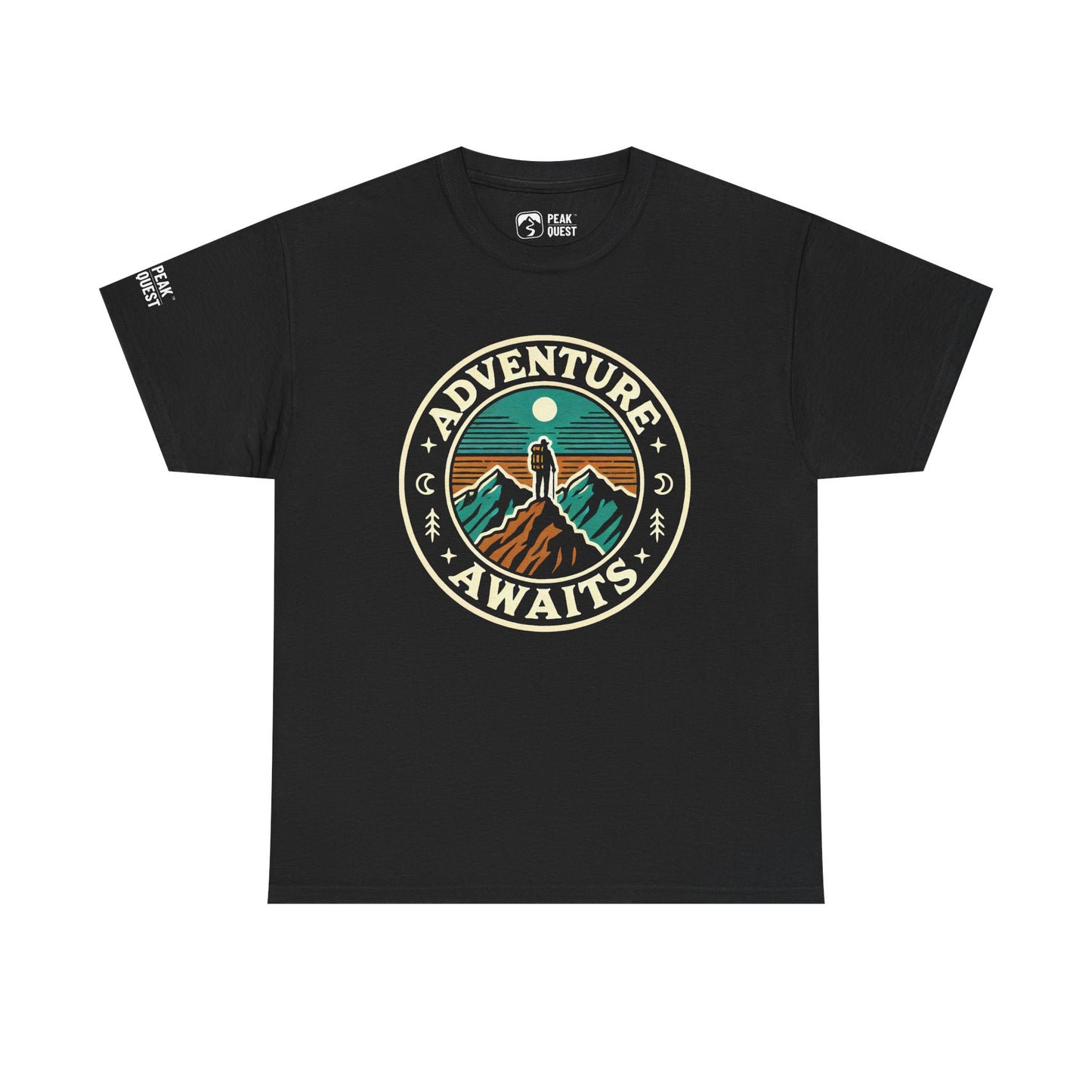Adventure Awaits – Summit Climber T-Shirt by Peak Quest