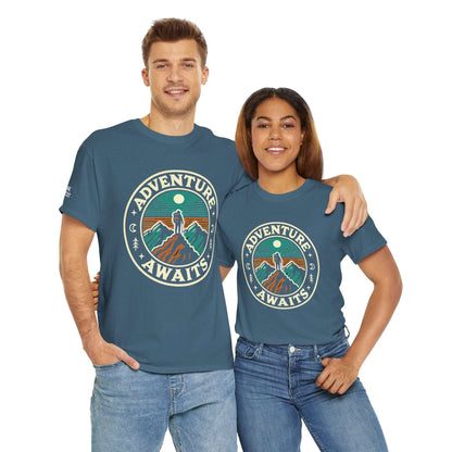 Adventure Awaits – Summit Climber T-Shirt by Peak Quest