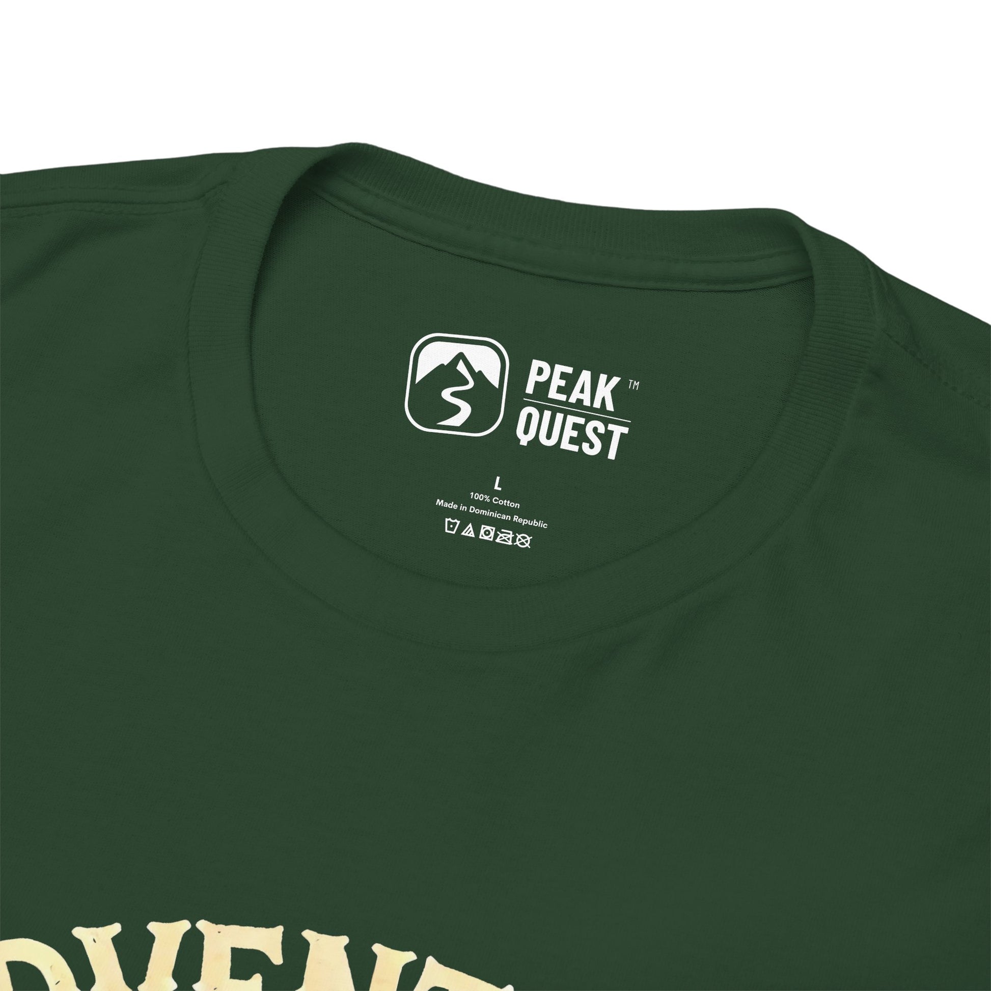 Adventure Awaits – Hiking Boot & Campfire T-Shirt by Peak Quest