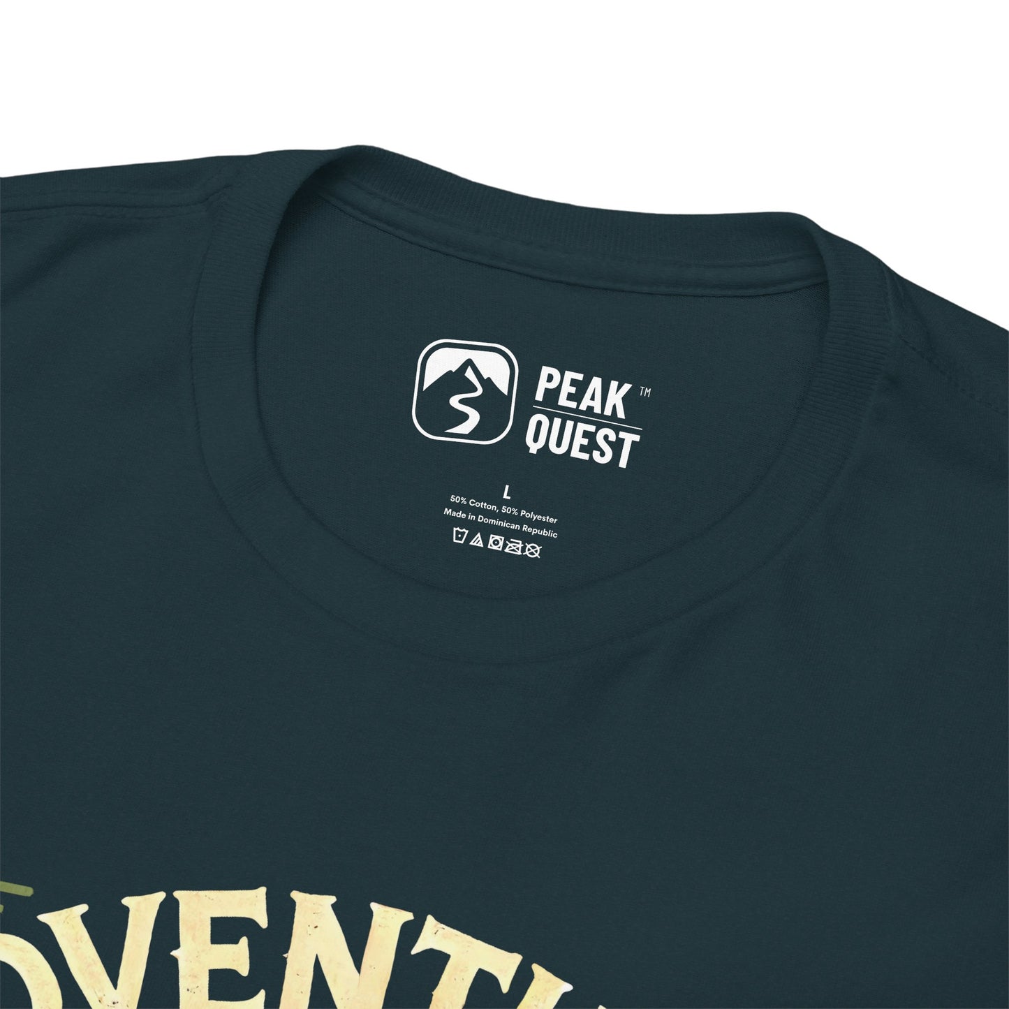 Adventure Awaits – Retro Camping T-Shirt by Peak Quest