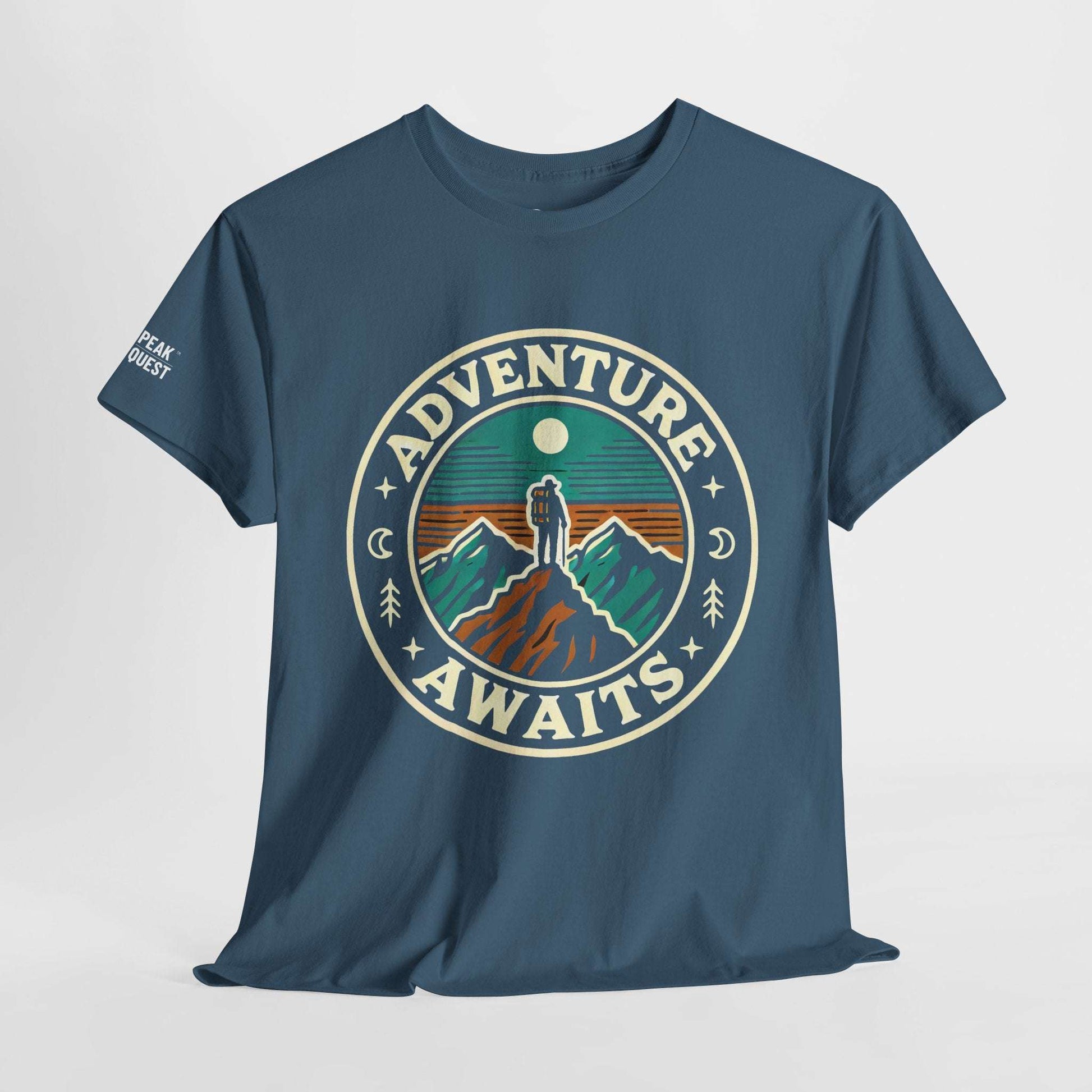 Adventure Awaits – Summit Climber T-Shirt by Peak Quest