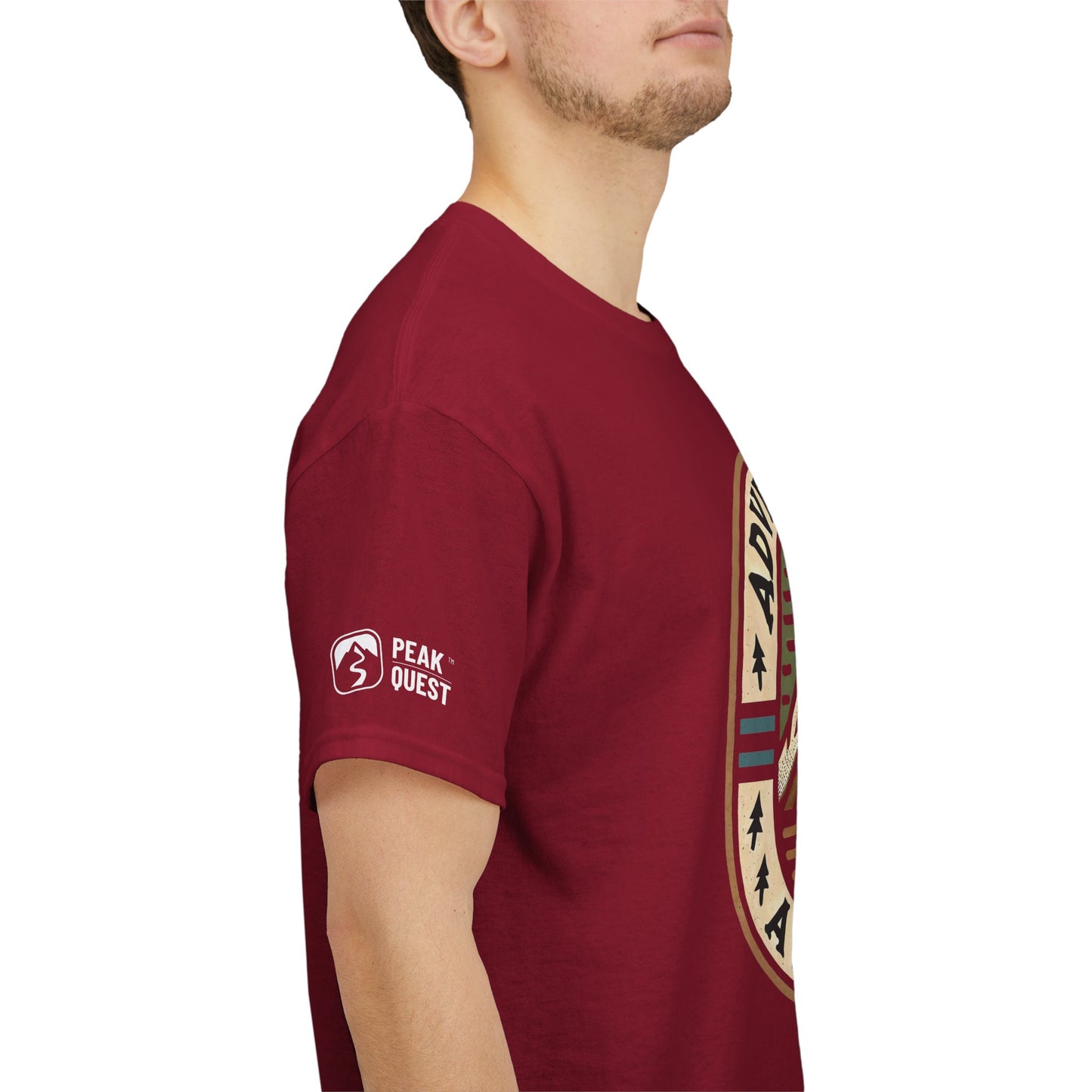 Adventure Badge – Vintage Mountain T-Shirt by Peak Quest