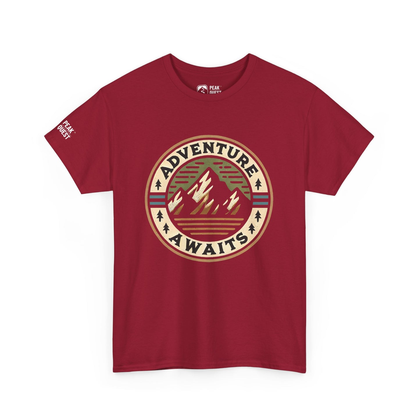 Adventure Badge – Vintage Mountain T-Shirt by Peak Quest