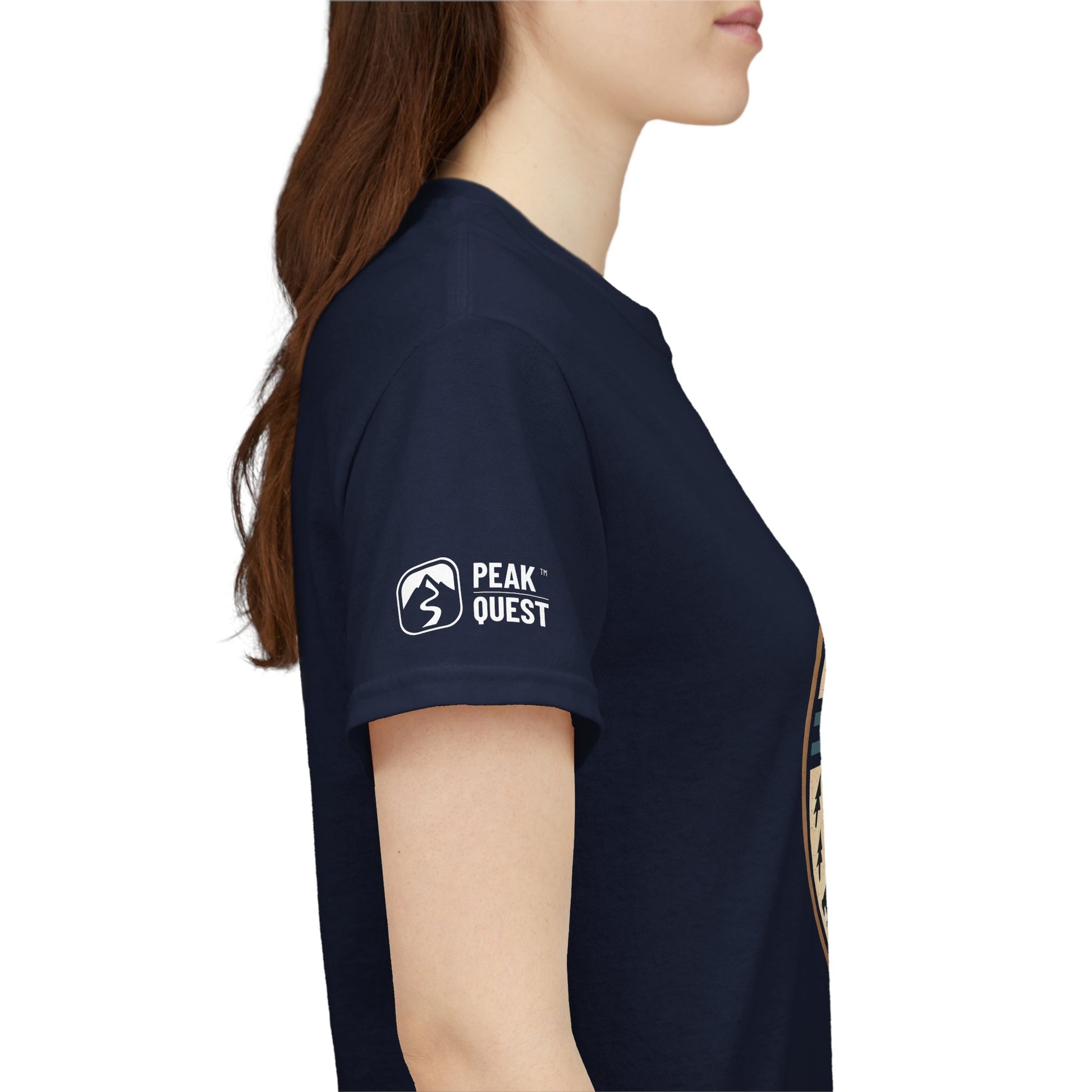 Adventure Badge – Vintage Mountain T-Shirt by Peak Quest