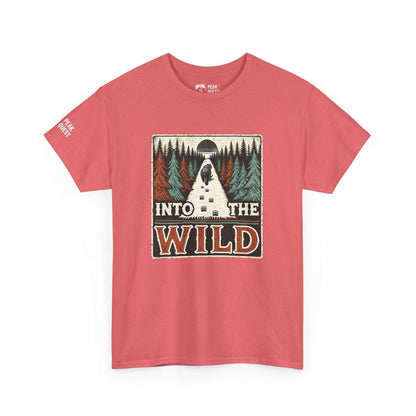 Into The Wild – Bear Tracks Forest T-Shirt by Peak Quest
