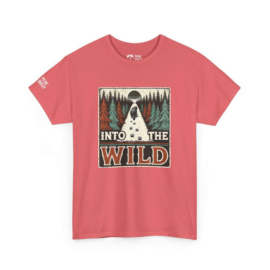 Into The Wild – Bear Tracks Forest T-Shirt by Peak Quest