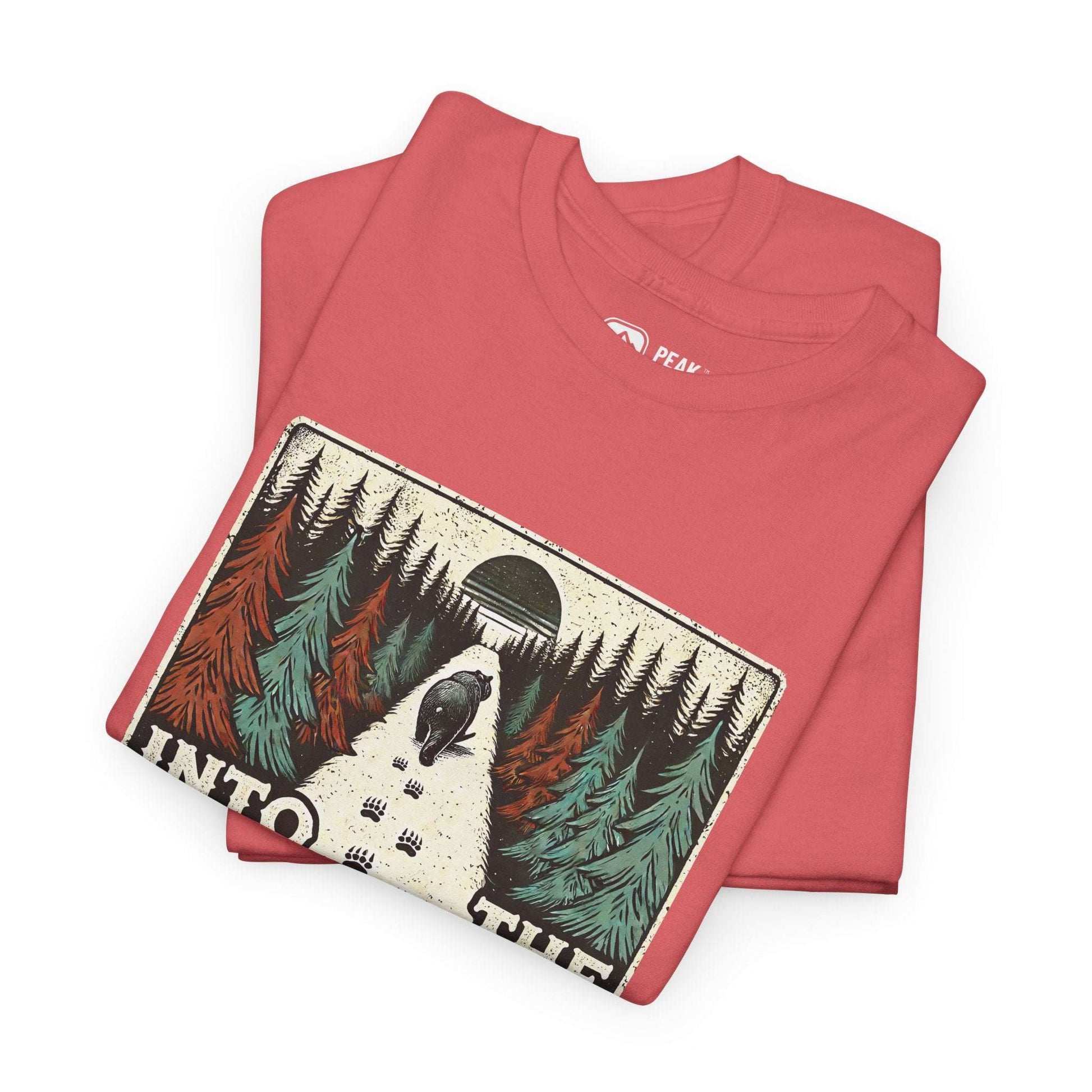Into The Wild – Bear Tracks Forest T-Shirt by Peak Quest