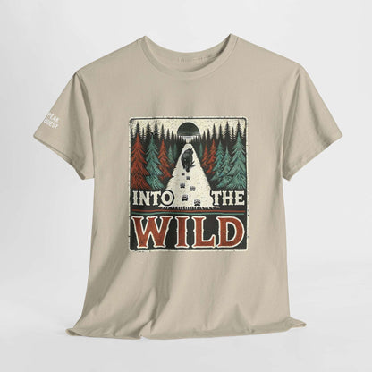 Into The Wild – Bear Tracks Forest T-Shirt by Peak Quest