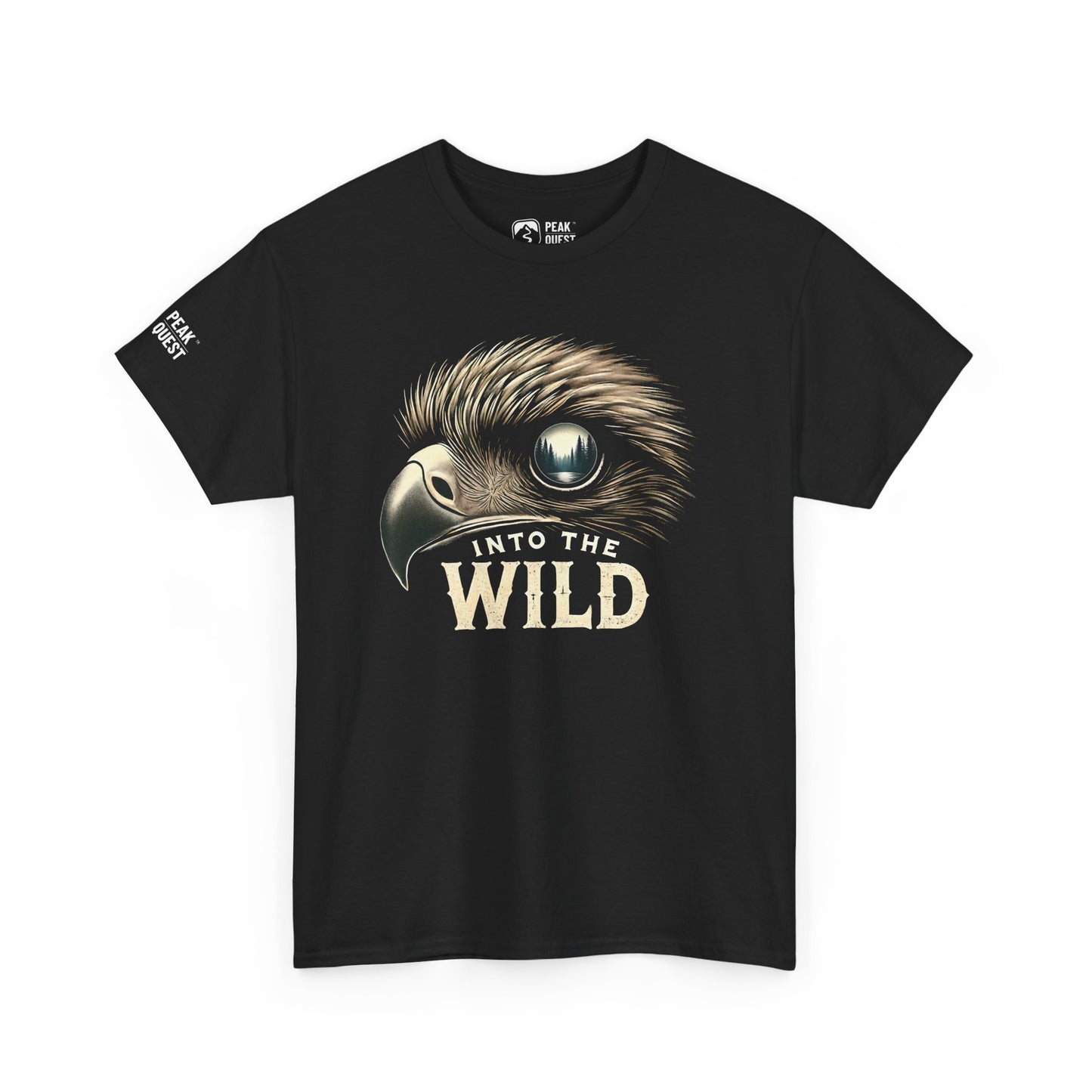 Into The Wild – Eagle Eye Wilderness T-Shirt by Peak Quest