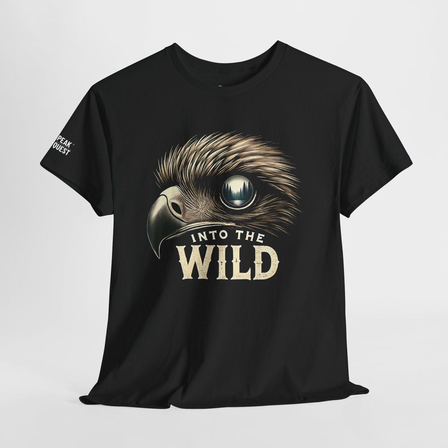 Into The Wild – Eagle Eye Wilderness T-Shirt by Peak Quest