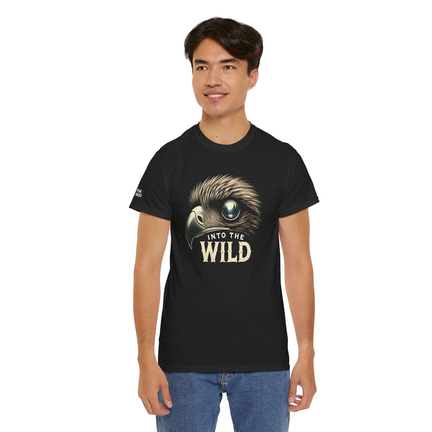 Into The Wild – Eagle Eye Wilderness T-Shirt by Peak Quest