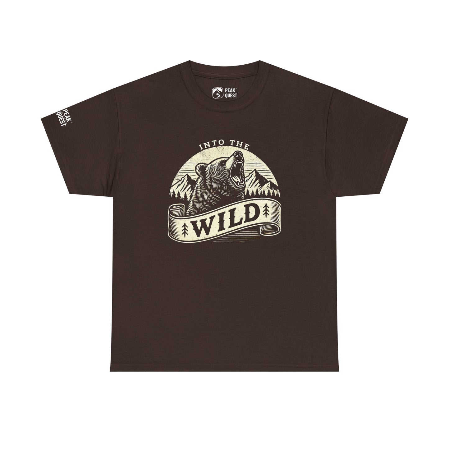 Into The Wild – Roaring Bear Mountain T-Shirt by Peak Quest