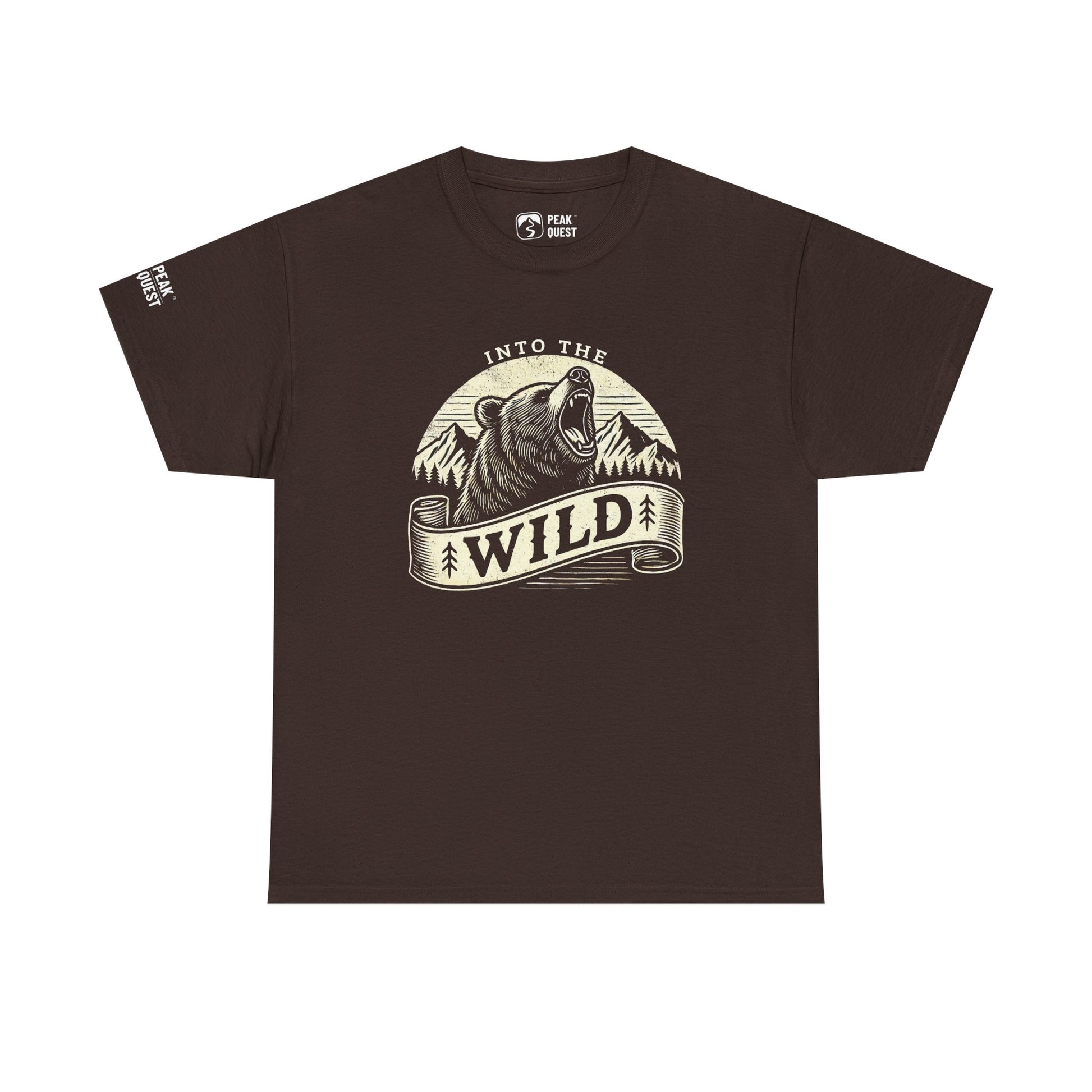 Into The Wild – Roaring Bear Mountain T-Shirt by Peak Quest