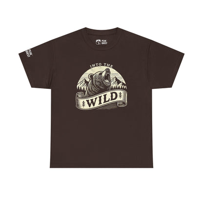 Into The Wild – Roaring Bear Mountain T-Shirt by Peak Quest