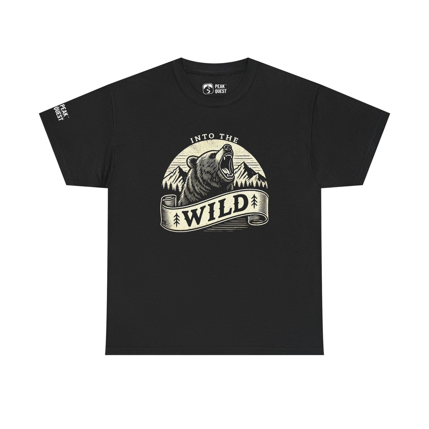 Into The Wild – Roaring Bear Mountain T-Shirt by Peak Quest