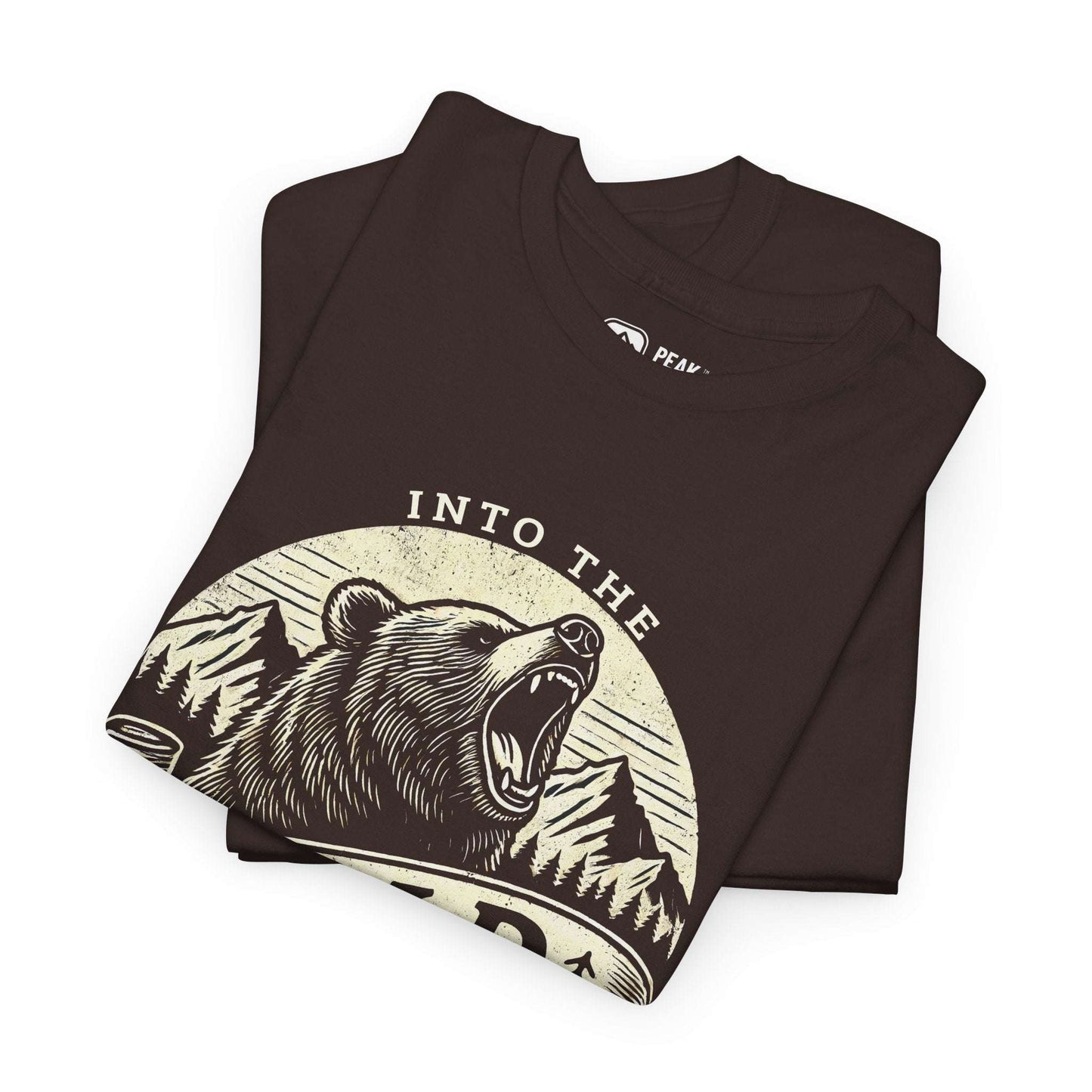 Into The Wild – Roaring Bear Mountain T-Shirt by Peak Quest