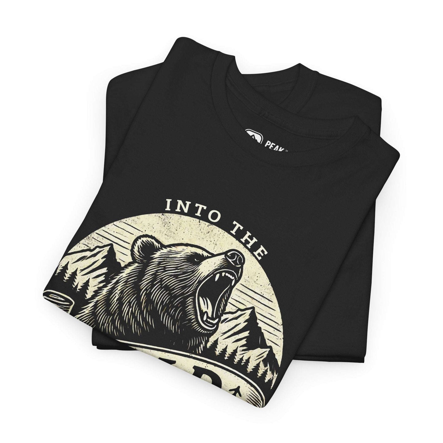 Into The Wild – Roaring Bear Mountain T-Shirt by Peak Quest