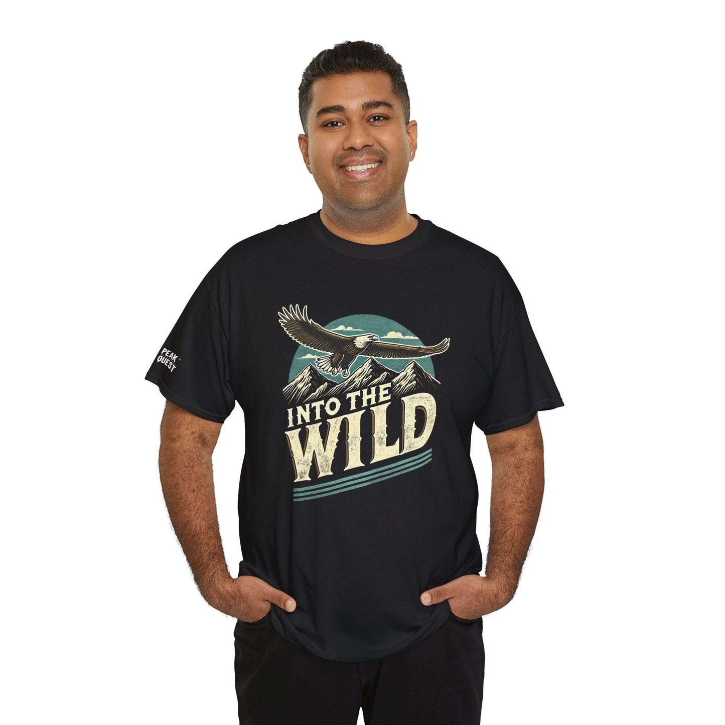 Into The Wild – Soaring Eagle Mountain T-Shirt by Peak Quest