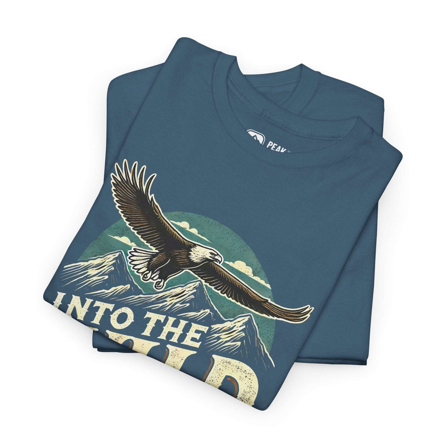 Into The Wild – Soaring Eagle Mountain T-Shirt by Peak Quest