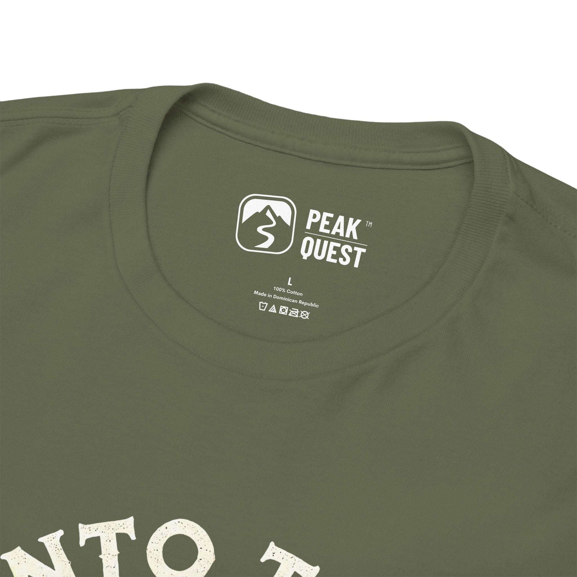 Into The Wild – Wolf Howling at Moon T-Shirt by Peak Quest