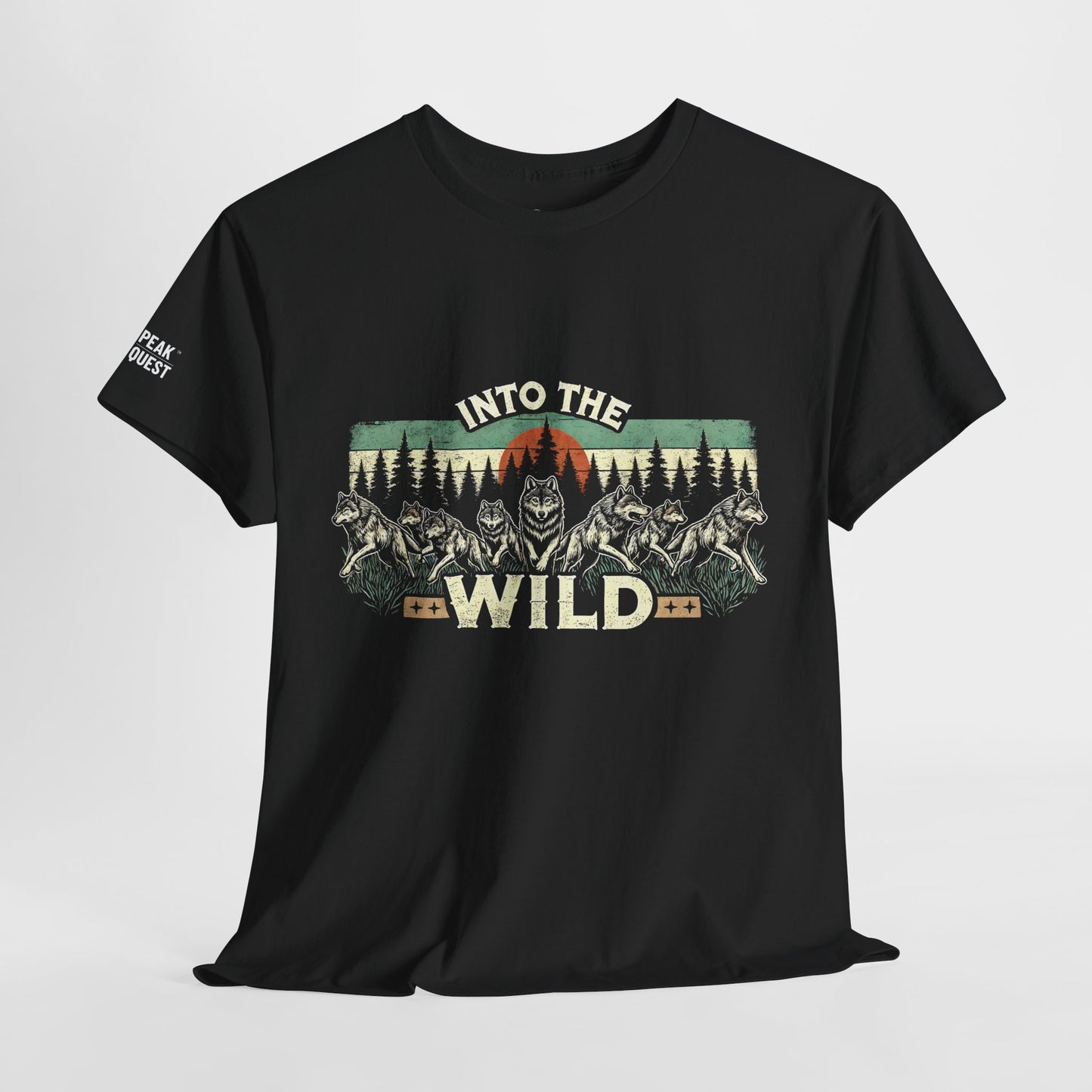 Into The Wild – Wolf Pack Colorado T-Shirt by Peak Quest